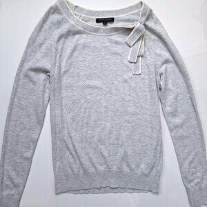 Banana Republic Grey Sweater with Bow
